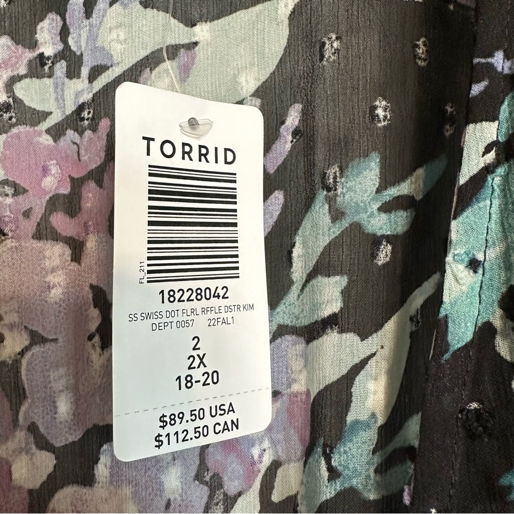 Torrid Floral Duster - Picture 7 of 10